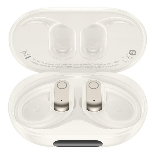 Навушники бездротові TWS Borofone FQ6 Dream, Milky White (6941991119217)