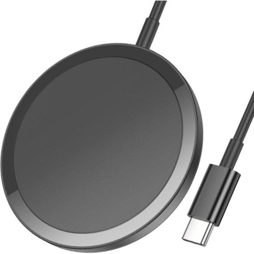 Бездротовий зарядний пристрій Hoco CW52 Enjoy, Black (6942007611367)