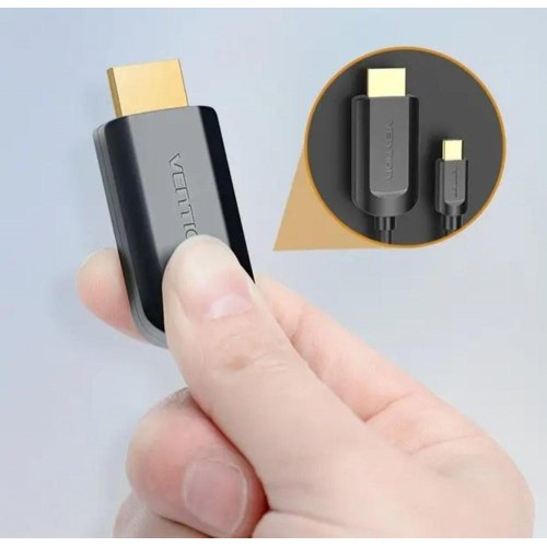 Адаптер-кабель Vention, USB Type-C to HDMI, 2м, чорний (CGUBH)
