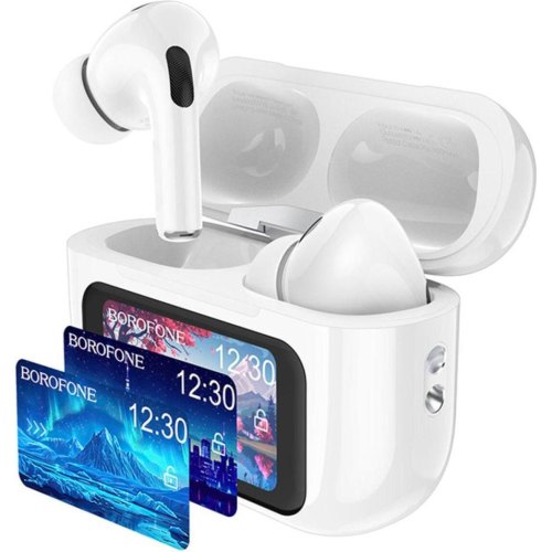 Навушники бездротові TWS Borofone BW76 Brocade, Champagne White (6941991114236)
