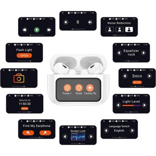 Навушники бездротові TWS Borofone BW76 Brocade, Champagne White (6941991114236)