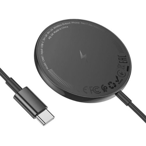 Бездротовий зарядний пристрій Hoco CW6 Pro Easy, 15W, Black (6931474755032)