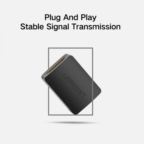 Адаптер (перехідник) Ugreen, HDMI Female to Female, Black (UGR-20107)