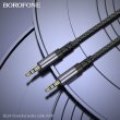 Аудіокабель Borofone BL24 Graceful, AUX, Metal Grey (6941991118968)