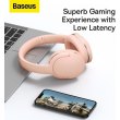 Навушники бездротові Baseus Encok D02 Pro, Pink (NGTD010304)