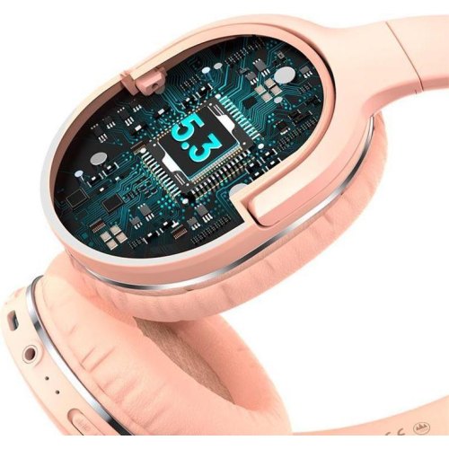 Навушники бездротові Baseus Encok D02 Pro, Pink (NGTD010304)