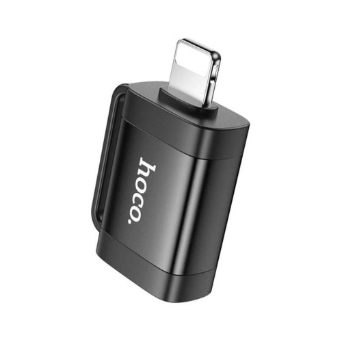 Адаптер (перехідник) Hoco UA31A, Lightning (M) to USB (F), OTG, Black (6942007628082)