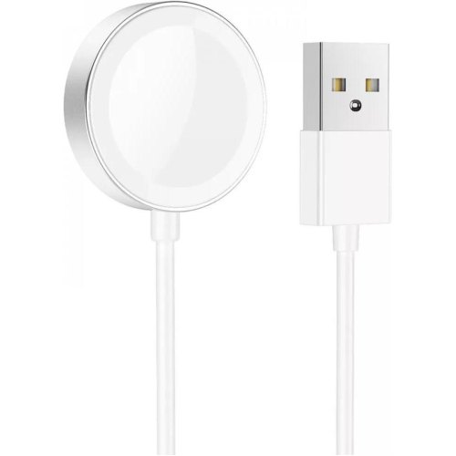 Бездротовий зарядний пристрій для смартгодинника Hoco CW39, White (6931474770646)