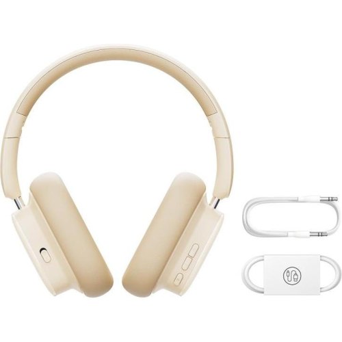 Навушники бездротові Baseus Bowie H1i, Stellar White (A00050402223-00)