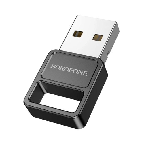 Bluetooth-адаптер Borofone DH8, USB, Black (6941991109652)