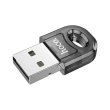 Bluetooth-адаптер Hoco UA28, USB, Black (6942007618335)