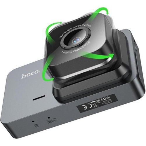 Відеореєстратор Hoco DV9, екран 3, 720P, Metal Gray (6942007633345)