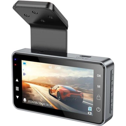 Відеореєстратор Hoco DV9, екран 3, 720P, Metal Gray (6942007633345)