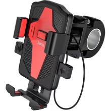Велосипедний тримач для смартфона Hoco CA73 Flying, Black/Red (6931474731753)