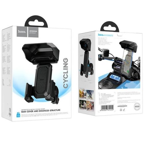 Велосипедний тримач для смартфона Hoco H31 Wild Wolf, Black (6942007614450)