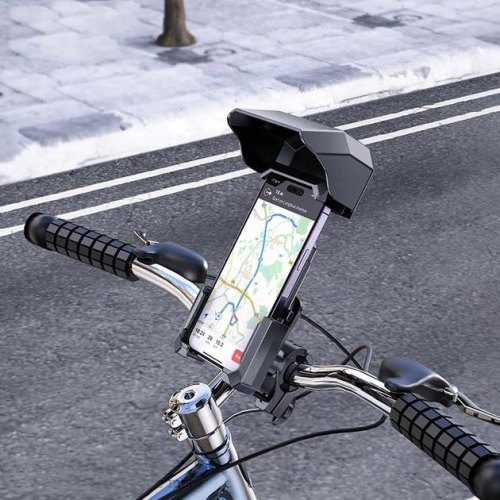 Велосипедний тримач для смартфона Hoco H31 Wild Wolf, Black (6942007614450)