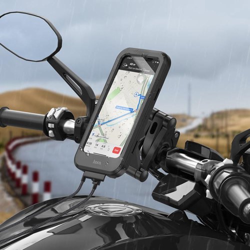 Велосипедний тримач для смартфона Hoco CA101 Rider, Black (6931474762436)
