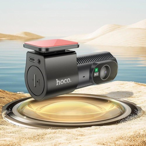 Відеореєстратор Hoco DV7, дисплей 2К, чорний (6942007623377)