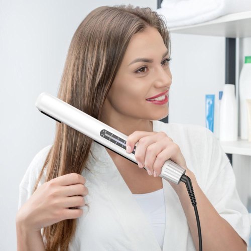 Випрямляч для волосся Hoco HP41 (EU), White (6942007624169)