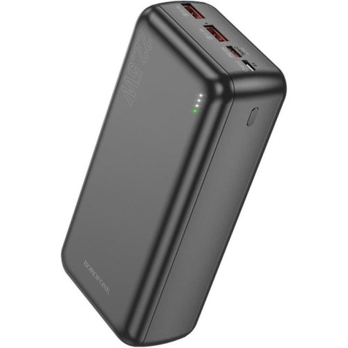 Зовнішній акумулятор Powerbank Borofone BJ38B Power, 30000mAh, 22.5W, PD 20W, Black (6941991105609)