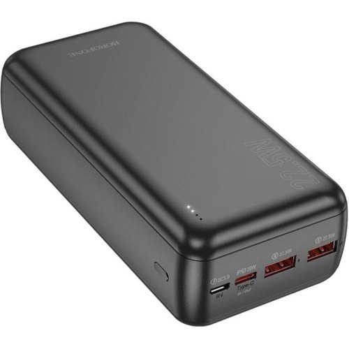 Зовнішній акумулятор Powerbank Borofone BJ38B Power, 30000mAh, 22.5W, PD 20W, Black (6941991105609)