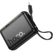 Зовнішній акумулятор Powerbank Hoco J139 Hero, 10000mAh, 22.5W, PD 20W, Lightning, Black (6942007636469)