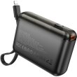 Зовнішній акумулятор Powerbank Hoco J139 Hero, 10000mAh, 22.5W, PD 20W, Lightning, Black (6942007636469)