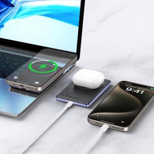 Зовнішній акумулятор Powerbank Borofone BJ50 Leader, 5000mAh, PD 20W, Purple (6941991110320)