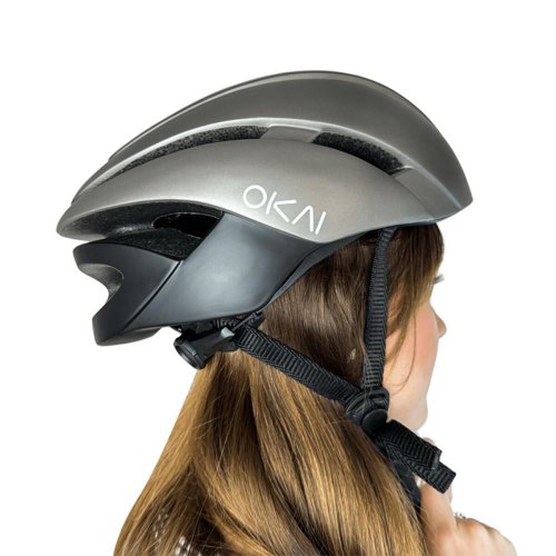 Захисний шолом OKAI (L), 56-62см, Grey (OKAIRH-LG)