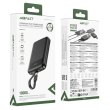Зовнішній акумулятор Powerbank Acefast M13, 10000mAh, PD 22.5W, кабель, Black (6974316283959)