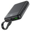Зовнішній акумулятор Powerbank Acefast M13, 10000mAh, PD 22.5W, кабель, Black (6974316283959)