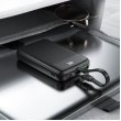 Зовнішній акумулятор Powerbank Acefast M13, 10000mAh, PD 22.5W, кабель, Black (6974316283959)