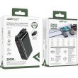 Зовнішній акумулятор Powerbank Acefast M14, 20000mAh, PD 20W, кабель, Black (6974316283966)