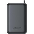 Зовнішній акумулятор Powerbank Acefast M14, 20000mAh, PD 20W, кабель, Black (6974316283966)