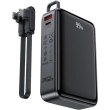 Зовнішній акумулятор Powerbank Acefast M14, 20000mAh, PD 20W, кабель, Black (6974316283966)
