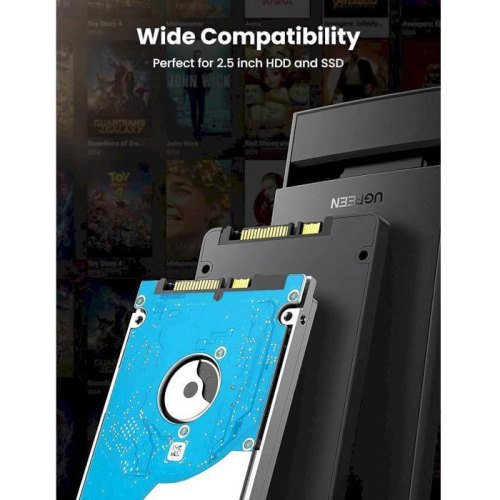 Зовнішня кишеня для накопичувача Ugreen CM237, для 2.5 HDD, USB 3.0 (UGR-60353)