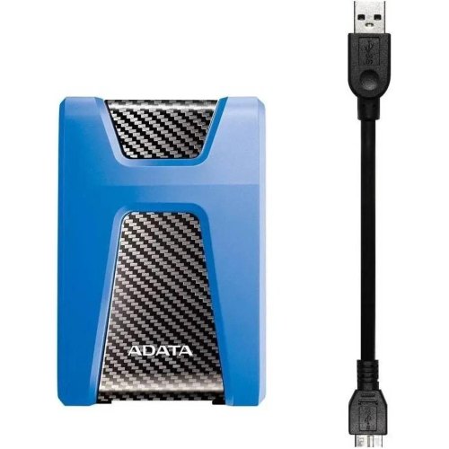 Зовнішній жорсткий диск 2.5'' ADATA DashDrive Durable HD650, 2TB, USB 3.2 Gen.1, Blue (AHD650-2TU31-CBL)