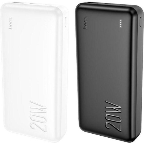 Зовнішній акумулятор Powerbank Hoco J87A Tacker, 20000mAh, PD 20W, QC 3.0, Black (6931474761033)