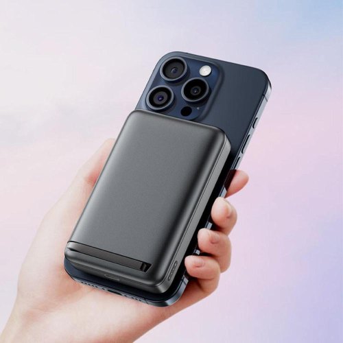 Зовнішній акумулятор Powerbank Acefast M11, 10000mAh, PD 30W, бездротова зарядка Qi2, Black (6974316282341)