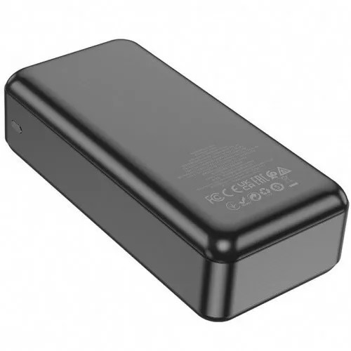 Зовнішній акумулятор Powerbank Hoco J101B Astute, 30000mAh, 22.5W, Black (6931474782519)