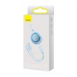 Кабель Baseus Bright Mirror 2 Series Retractable 3-in-1, USB Type-A to Micro USB/Lightning/USB Type-C, 3.5A, 1.1м, Sky Blue (CAMJ010017)