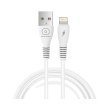 Кабель WUW X195, USB Type-A to Lightning, 2.4А, White (WUW-X195L)