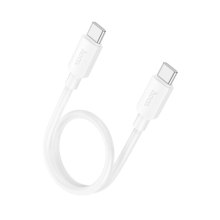 Кабель Hoco X96 Hyper, USB Type-C to USB Type-C, 60W, 0.25м White (6942007609456)