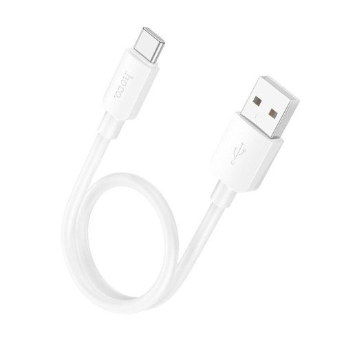 Кабель Hoco X96 Hyper, USB Type-A to USB Type-C, 27W, 0.25м, White (6942007609418)