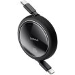 Кабель Baseus Free2Draw Mini Retractable Charging Cable, USB Type-C to USB Type-C, 100W, 1м, Cluster Black (P10364500111-00)