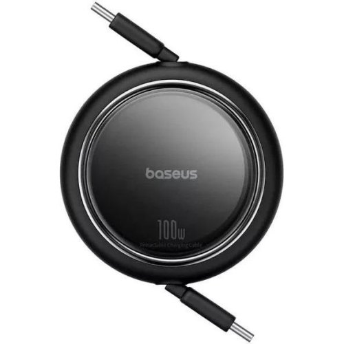 Кабель Baseus Free2Draw Mini Retractable Charging Cable, USB Type-C to USB Type-C, 100W, 1м, Cluster Black (P10364500111-00)