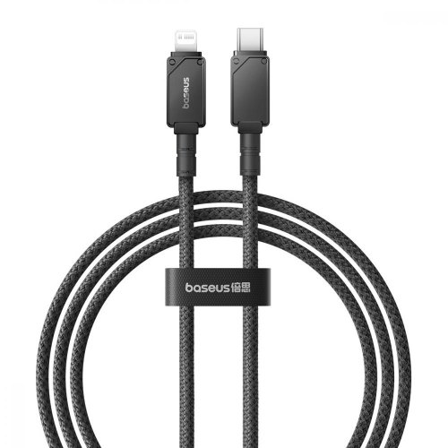 Кабель Baseus Unbreakable Series Fast Charging Data Cable, USB Type-C to Lightning, 20W, 1м, Cluster Black (P10355803111-00)