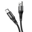 Кабель Hoco X50, USB Type-A to USB Type-C, 3A, 1м, Black (6931474734235)