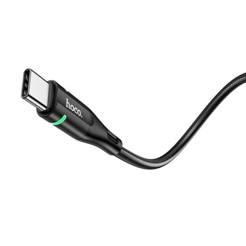 Кабель Hoco U93, USB Type-A to USB Type-C, 3A, 1.2м, Black (6931474732170)