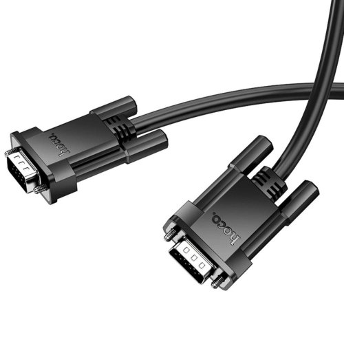 Кабель Hoco US11, VGA (M) to VGA (M) HD, 1м, Black (6942007628204)